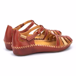 PIKOLINOS P. VALLARTA Sandales Femelle Beige, Marron - Vue supplémentaire 4
