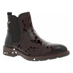 Boots - Pikolinos - Marron - Dessus/tige textile et cuir - Semelle extérieure autres matériaux - Talon plat