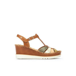 Sandales compensées cuir femme Pikolinos Aguadulce