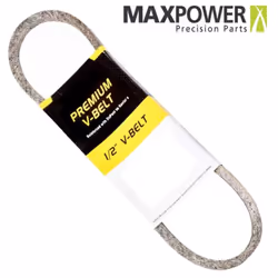 Courroie pour tondeuse à gazon, motobineuse et outils de jardin, Largeur du dos de la courroie : 12,7mm et épaisseur : 8mm lo ...