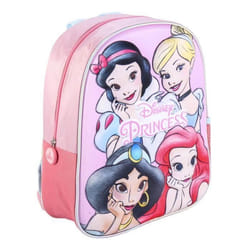 Sac à dos - DISNEY PRINCESS - 3D Princesses - Rose - Enfant - Maternelle