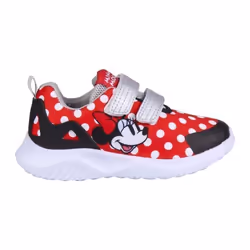 Baskets enfant - Cerda - Minnie - Semelle légère EVA - Scratch - Rouge - Pointure 30