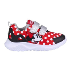 Baskets enfant - Cerda - Minnie - Semelle légère EVA - Scratch - Rouge - Pointure 30