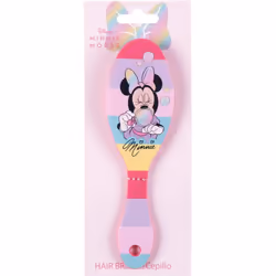 La brosse à cheveux Disney Minnie coiffe parfaitement les cheveux fins de l’enfant.