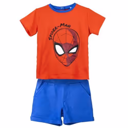 Ensemble t-shirt et short bébé garçon Cerda French Terry Spiderman - 2 ans
