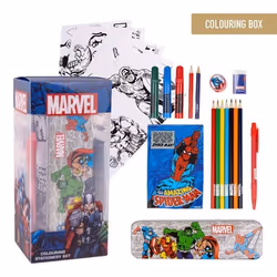 Marvel Kit fourniture scolaire 16 Pièces Rouge