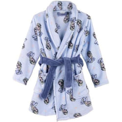 Peignoir enfant Frozen - Disney - Robe de chambre en polyester corail - Imprimé Elsa - Ceinture incluse