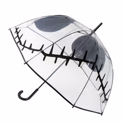 The Nightmare Before Christmas Parapluie Transparent 60 cm Noir PoE
