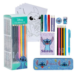 Coffret de papeterie enfant - Cerda - Disney Stitch - Multicolore - 11x24x95 cm - 6-12 ans
