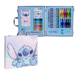 Accessoires de mode - Cerda - Trousse de coloriage fille Disney Stitch - Rose/Violet - Zippée - Synthétique