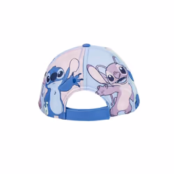 Casquette de baseball - Disney - Stitch - Bleu - 100% Polyester - Sangle réglable