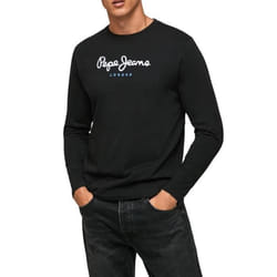 T-Shirt Pepe Jeans Eggo Long Noire pour Homme