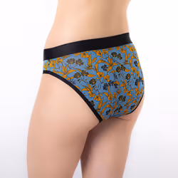 Culotte Menstruelle super absorption #fleurs jaunes taille Xs 1 unité