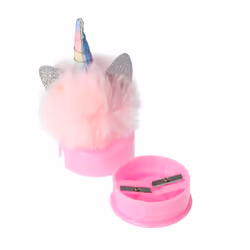 Taille-crayon licorne avec couvercle et pompon 1 u