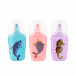 Mini Fluorescentes océan 3,25 x 7,5 cm 3 u