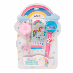 Lot Papeterie Licorne 8 pz
