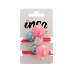Élastique avec boules colorées 11 cm 2 u