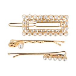 Fourches perles blanches 3 u
