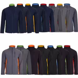 La veste de travail Softshell bicolore Velilla 106004 est un vêtement conçu pour travailler dans un confort optimal pendant l ...