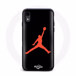 Coque - Nike - Iphone XR - Souple - Rouge - NBA