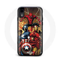 Coque - Spiderman - Iphone XR - Souple - Noir - Protection contre les chocs