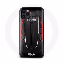 Coque - Audi - Quattro - Iphone 11 Pro Max - Noir - Protection contre les chocs