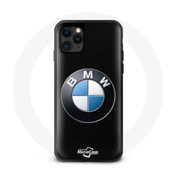 Coque Iphone 12 - BMW - Souple - Noir - Protection contre les chocs - Sportif