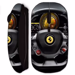 Souris sans fil - Ferrari - Voiture - Noir - USB wifi - Compatible Mac et PC
