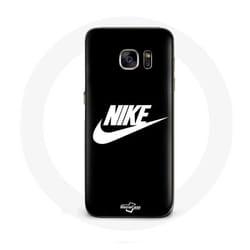 Coque - Nike - Galaxy S7 - Logo blanc - Protection rigide - Synthétique