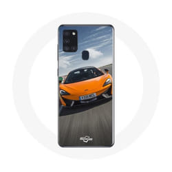 Coque - McLaren - Galaxy A21S - Orange - Formule 1 - Souple