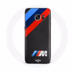 Coque - BMW - Galaxy S7 - Logo carbone - Protection renforcée - Sportif