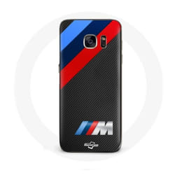 Coque - BMW - Galaxy S7 - Logo carbone - Protection renforcée - Sportif