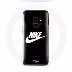 Coque - Nike - Samsung Galaxy S9 - Rigide - Logo - Noir et Blanc