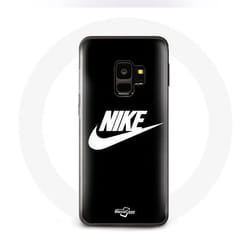 Coque - Nike - Samsung Galaxy S9 - Rigide - Logo - Noir et Blanc
