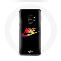 Coque - Nike - Galaxy S9 - Souple - Noir - Logo