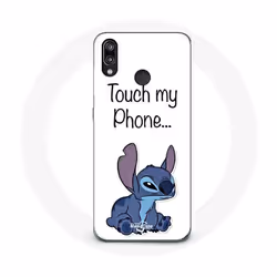 Coque - Huawei - P20 Lite - Lilo et Stitch - Souple - Mignon - Blanc