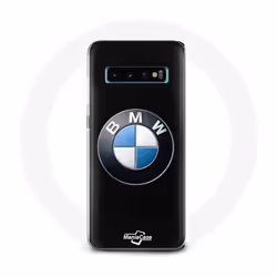 Coque - BMW - Samsung Galaxy S10 Plus - Logo - Noir - Rigide