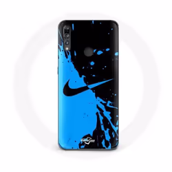 Coque - Nike - P30 Lite - Souple - Bleu et Noir - Logo