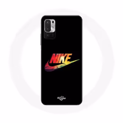 Coque - Nike - Xiaomi Redmi Note 10 5G - Souple - Noir - Logo
