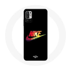 Coque - Nike - Xiaomi Redmi Note 10 5G - Souple - Noir - Logo
