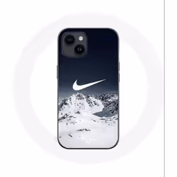 Coque pour Iphone 14 - Nike - Logo Neige Hiver - Souple - Synthétique - Mixte