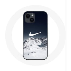 Coque pour Iphone 14 - Nike - Logo Neige Hiver - Souple - Synthétique - Mixte
