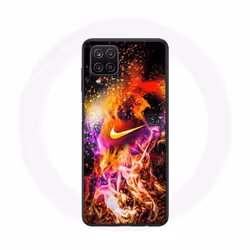 Coque - Nike - Galaxy A12 - Souple - Multicolore - Peinture Colorée