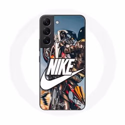 Coque - Nike - Samsung Galaxy S21 FE - Souple - Blanc - Roue Moto