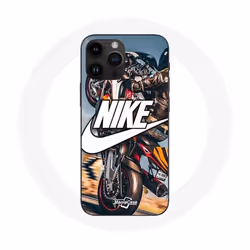 Coque - Nike - Iphone 14 Pro Max - Souple - Blanc - Roue Moto