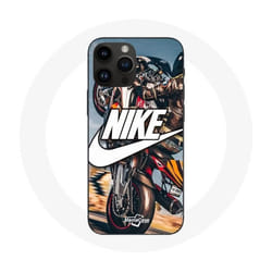 Coque - Nike - Iphone 14 Pro Max - Souple - Blanc - Roue Moto