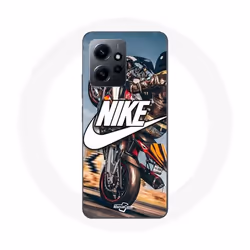 Coque - Nike - Xiaomi Redmi Note 12 4G - Souple - Logo Blanc - Protection Smartphone