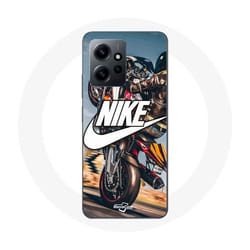 Coque - Nike - Xiaomi Redmi Note 12 4G - Souple - Logo Blanc - Protection Smartphone