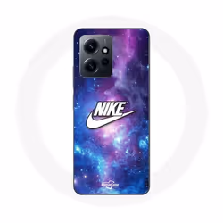 Coque - Nike - Xiaomi Redmi Note 12 4G - Logo Blanc - Espace Coloré - Souple