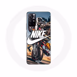 Coque - Nike - Xiaomi Redmi Note 11s 5G - Souple - Logo Blanc - Roue Moto